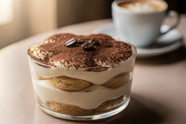 Tiramisù clássico com mascarpone e café espresso